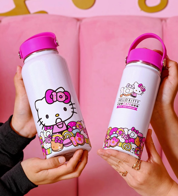 18oz-Hello Kitty Cafe Thermal Bottle - 10th | Hello Kitty Cafe